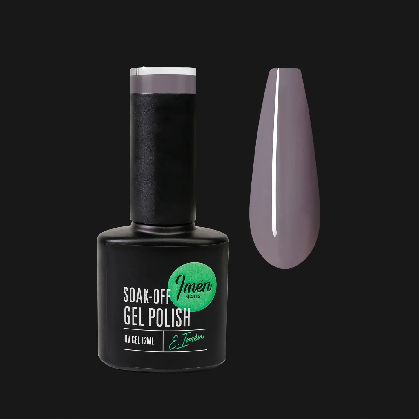 Esmalte semipermanente IMEN 070 de 12 ml con muestra de color