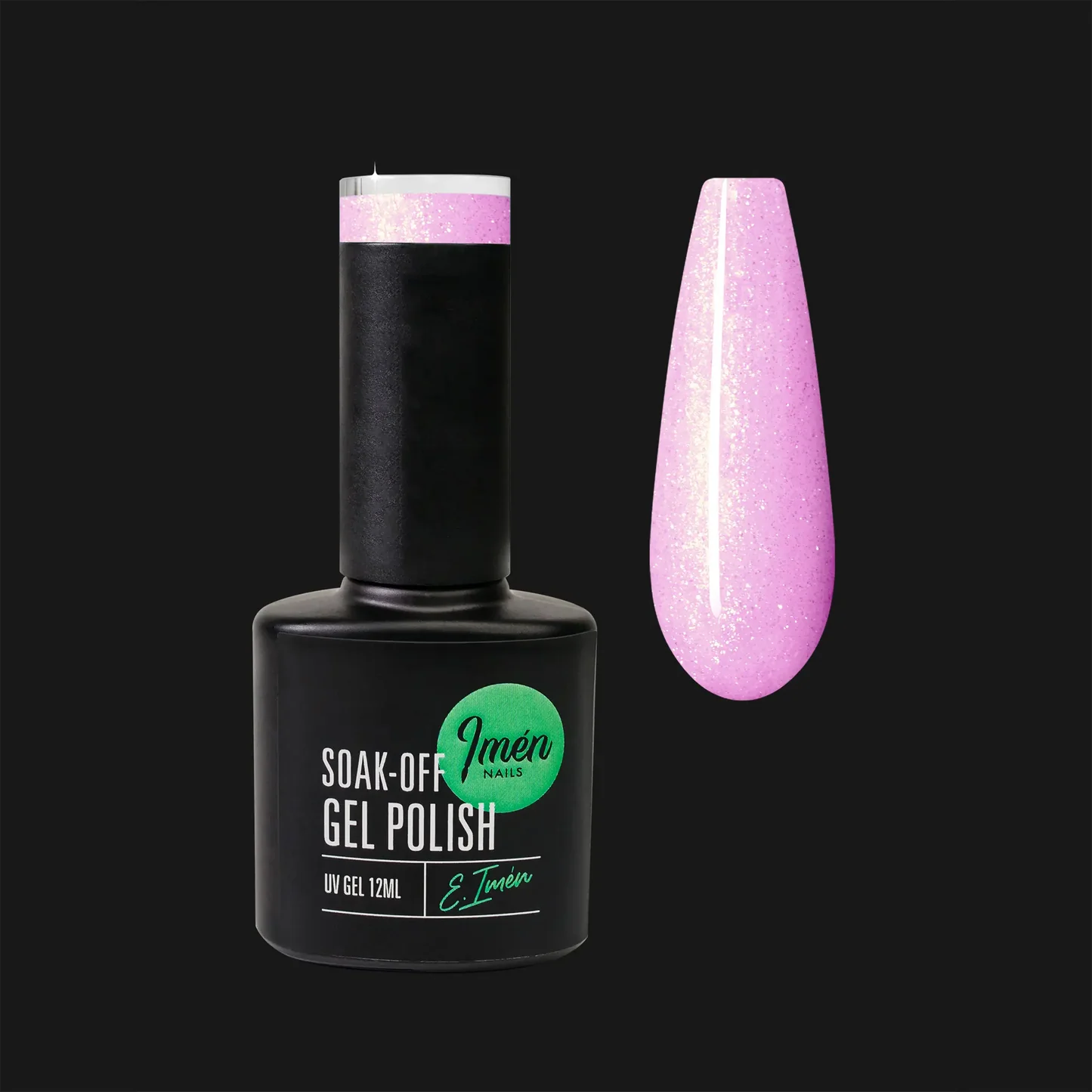 Esmalte semipermanente IMEN DB025 con brillo de 12 ml