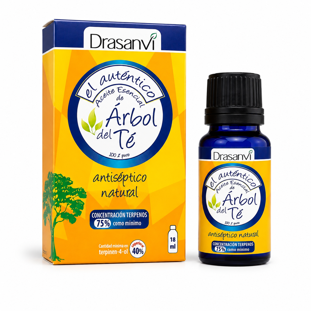 Aceite esencial de Árbol del Té Drasanvi 100% puro 18 ml