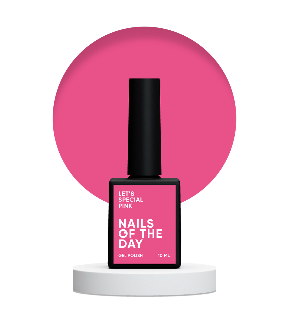 NAILSOFTHEDAY Let's Special Pink: esmalte semipermanente de uñas rosa especial que se superpone en una capa, 10 ml