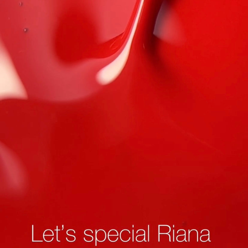 NAILSOFTHEDAY Let's Special Riana - esmalte semipermanente de uñas en gel rojo brillante que cubre una capa, 10 ml