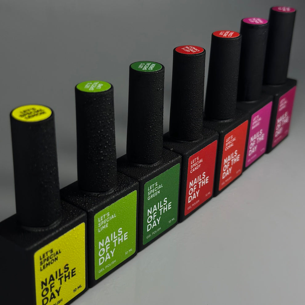 NAILSOFTHEDAY Let's Special Coral - esmalte semipermanente especial coral superpuesto en una capa, 10 ml