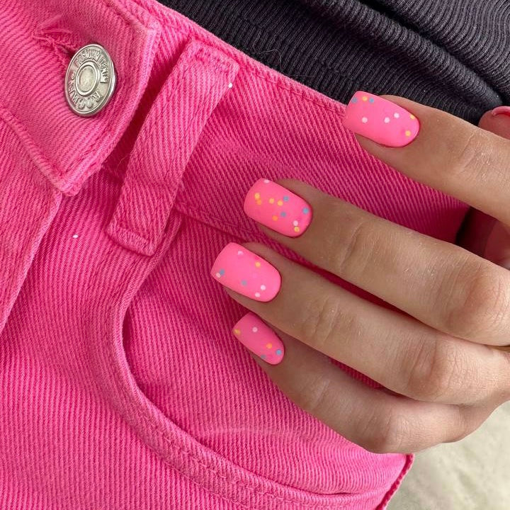 NAILSOFTHEDAY Let's Special Pink: esmalte semipermanente de uñas rosa especial que se superpone en una capa, 10 ml