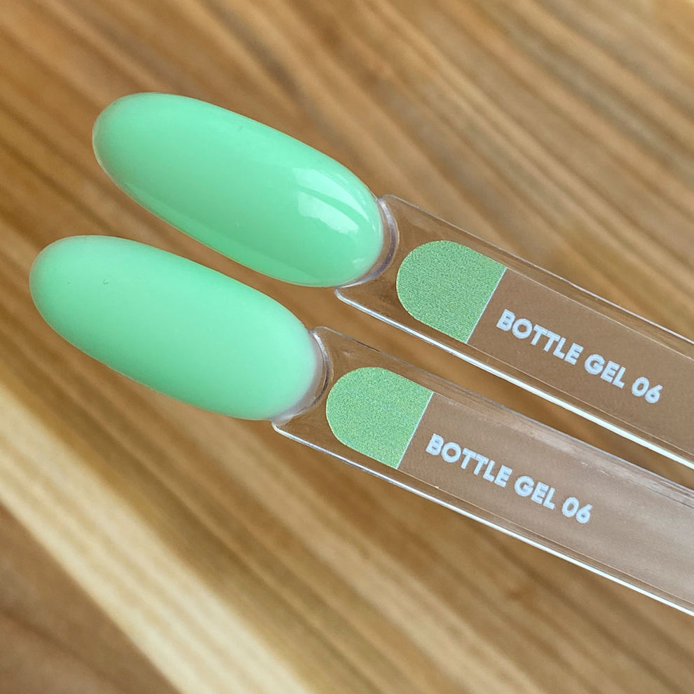 NAILSOFTHEDAY Bottle gel 06 – gel súper fuerte (verde claro), 10 ml