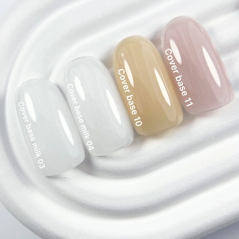 Nailsoftheday Cover base NEW Formula 15 — base camuflaje en tono nude natural para uñas, 10 ml