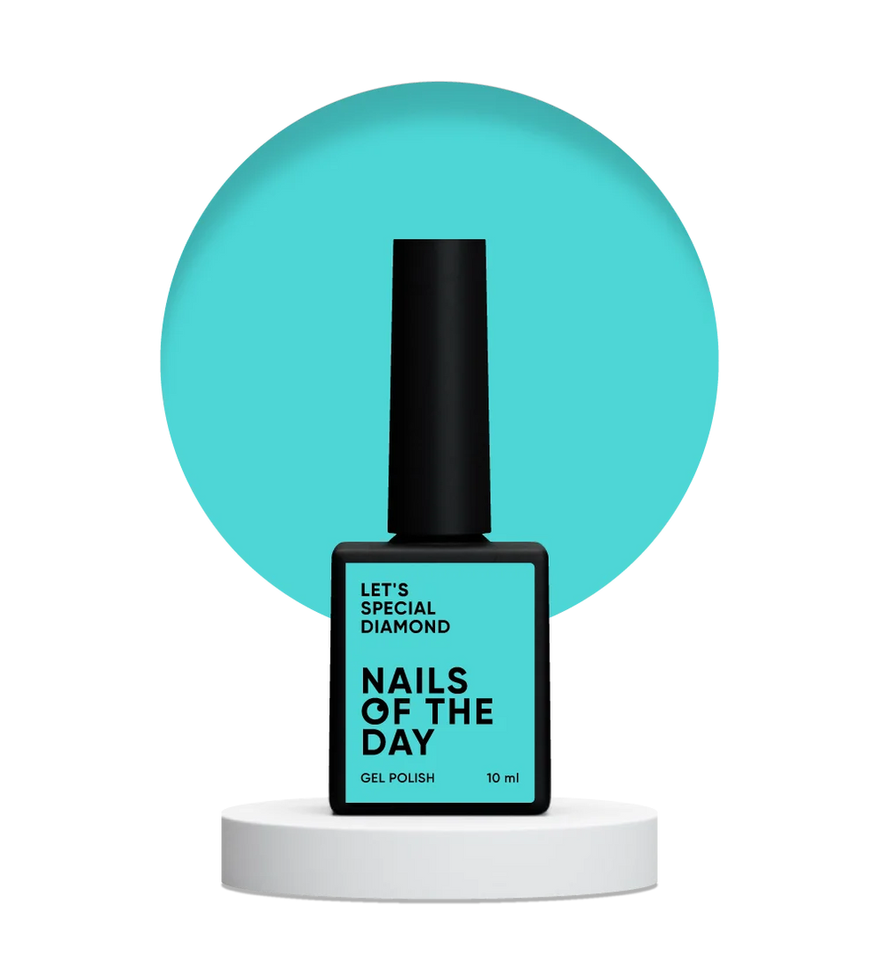 NAILSOFTHEDAY Let’s special Diamond — esmalte semipermanente azul celeste, 10 ml
