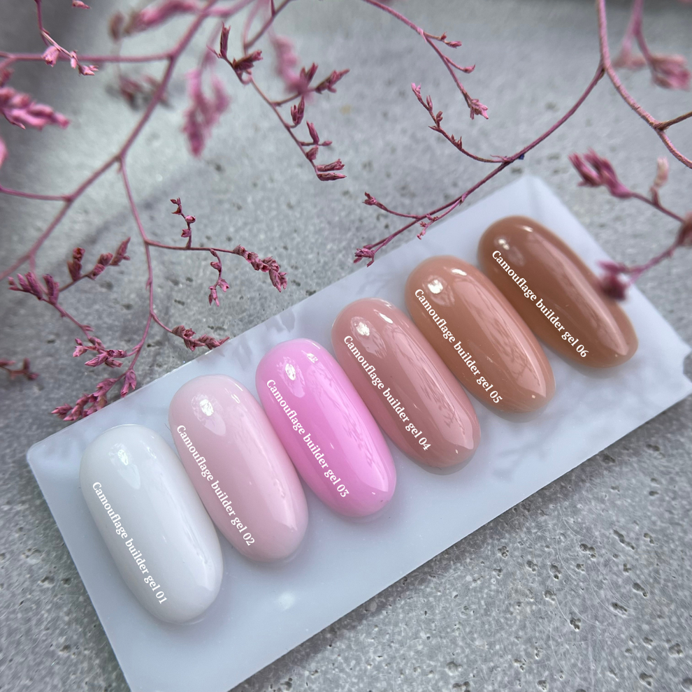 NAILSOFTHEDAY Camouflage builder gel clear, gel constructor de camuflaje espeso transparente para uñas, 30 g