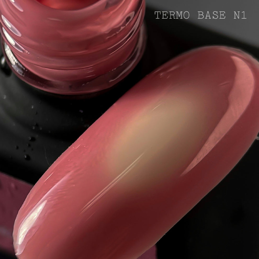 NAILSOFTHEDAY Termo base 01 - base termo rosa lechoso, 10 ml
