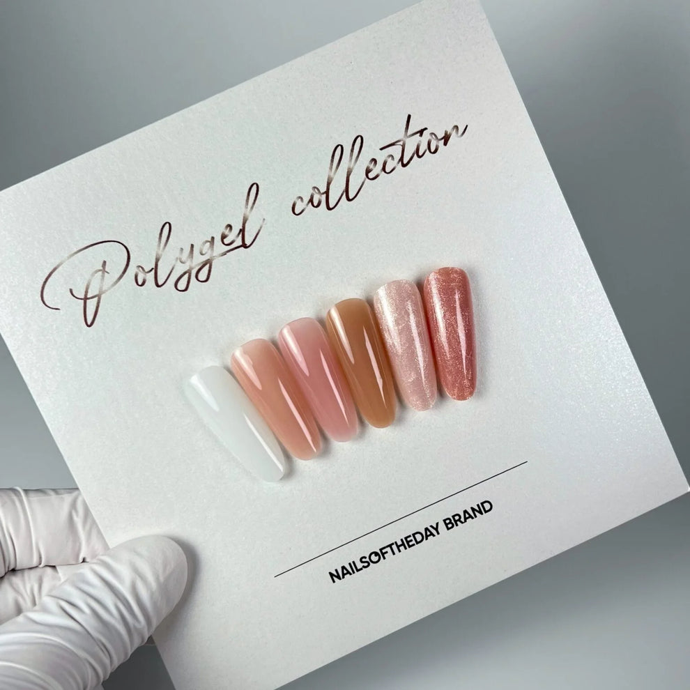 NAILSOFTHEDAY Polygel Milk — Polígel semitransparente en tono lechoso, 30 g