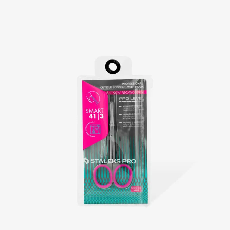 Tijeras profesionales con ganchito para cuticulas