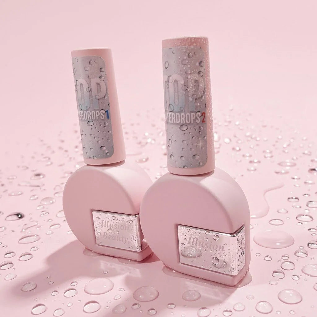 Top Coat WATERDROPS Illusion Beauty – Efecto Gotas de Agua 2 × 10 ml