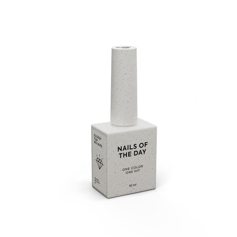 Top coat brillante Glossy Top No Wipe NAILSOFTHEDAY 10ml sin capa pegajosa