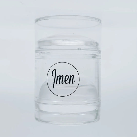Estampador IMEN de doble cabezal transparente con almohadillas de silicona de 40 y 35 mm