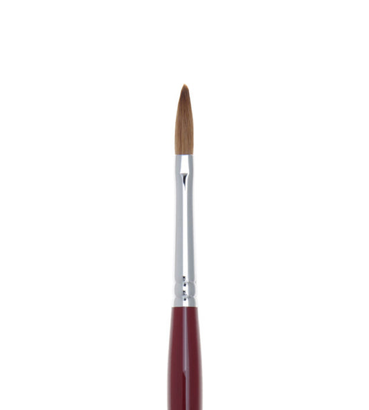 Pincel Roubloff AK33R-4 de pelo Kolinsky siberiano natural para modelado profesional con acrílico.