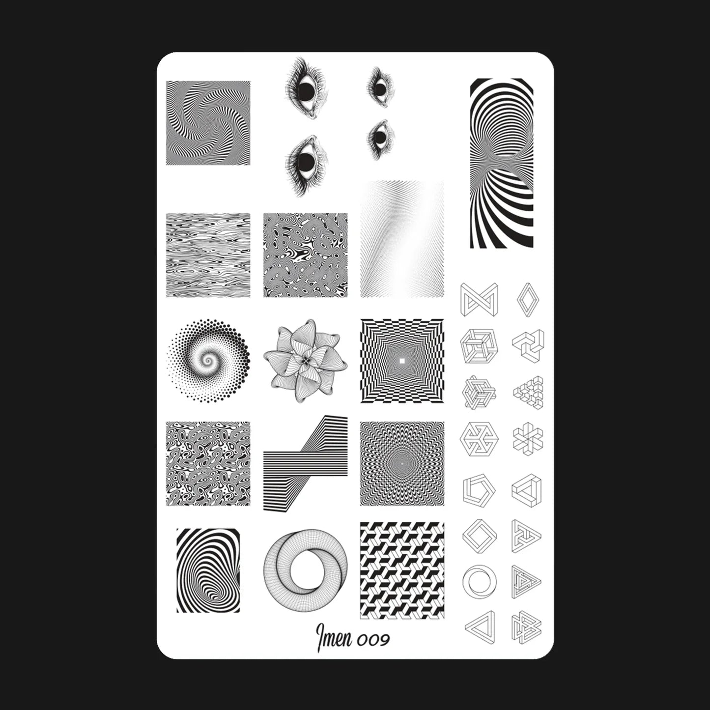 Stamping plate IMEN 009
