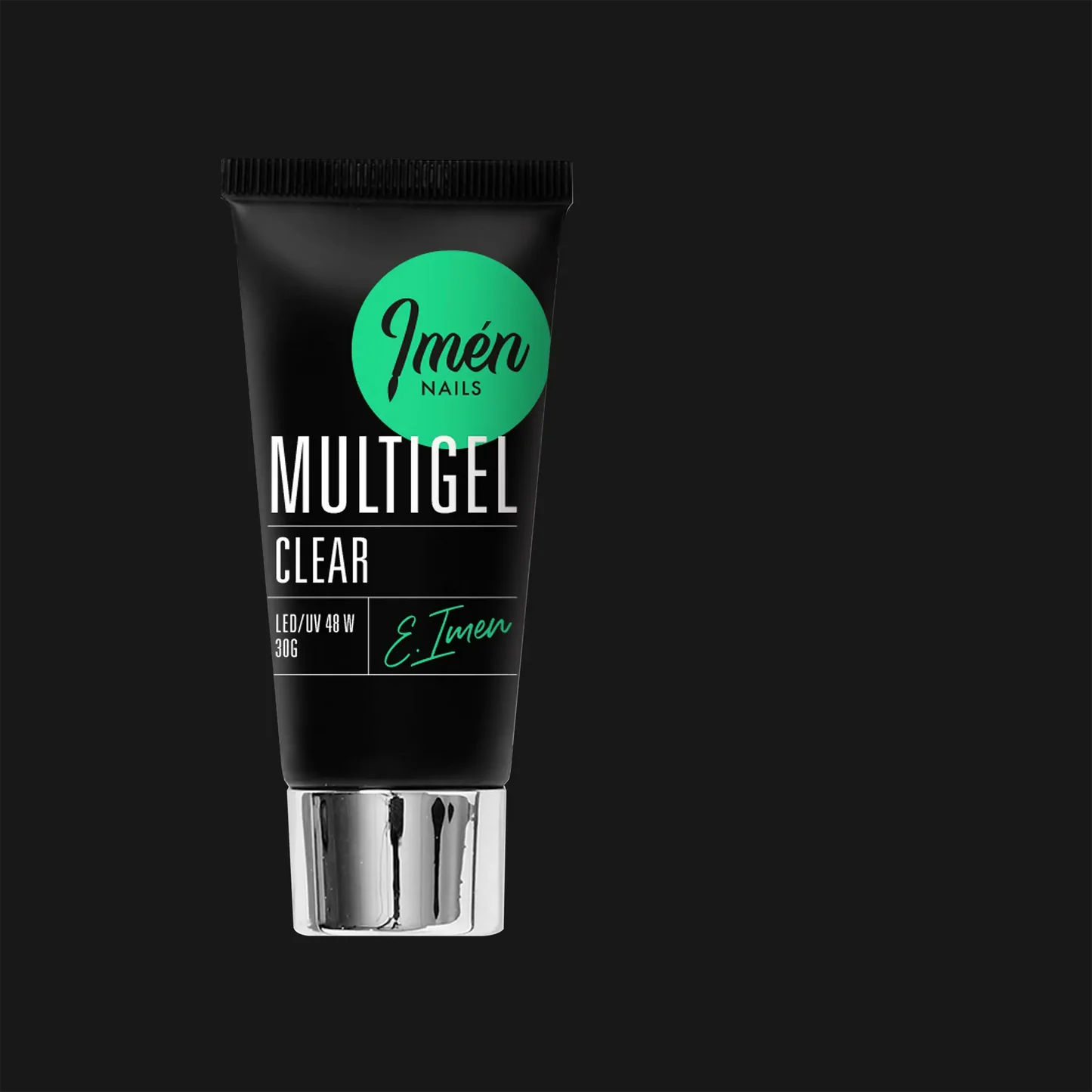 Multigel IMEN Transparente V1 de 30 g para construcción, refuerzo y extensiones con Dual Forms