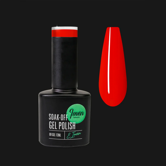 Esmalte semipermanente IMEN 118 de 12 ml con muestra de color
