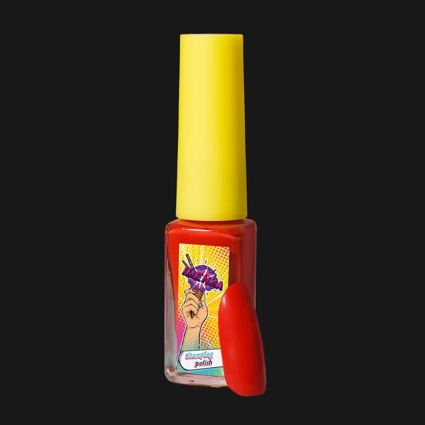 Stamping Polish Imenka 010 rojo, 6 ml