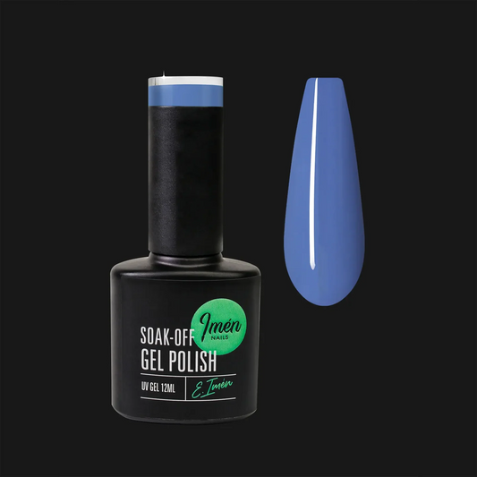 Esmalte semipermanente IMEN 091 de 12 ml con muestra de color