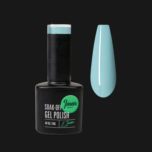 Esmalte semipermanente IMEN 097 de 12 ml con muestra de color