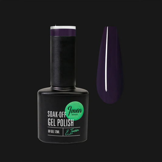 Esmalte semipermanente IMEN 098 de 12 ml con muestra de color