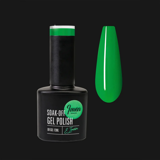 Esmalte semipermanente IMEN 100 de 12 ml con muestra de color