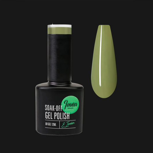 Esmalte semipermanente IMEN 105 de 12 ml con muestra de color