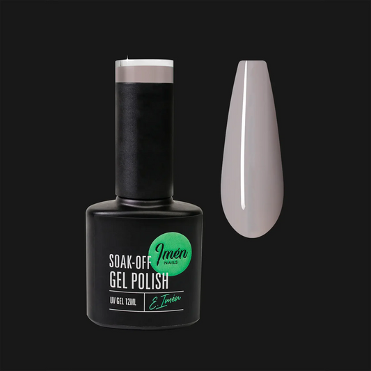 Esmalte semipermanente IMEN 117 de 12 ml con muestra de color