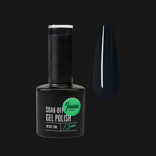 Esmalte semipermanente IMEN 123 de 12 ml con muestra de color