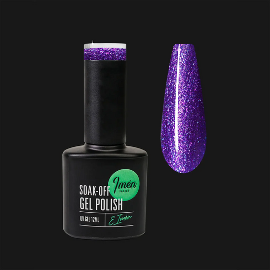 Esmalte semipermanente IMEN DB018 con brillo de 12 ml