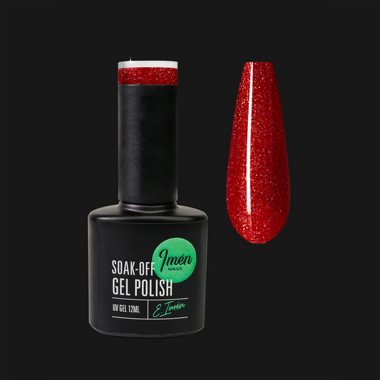 Esmalte semipermanente IMEN DB027 con brillo de 12 ml