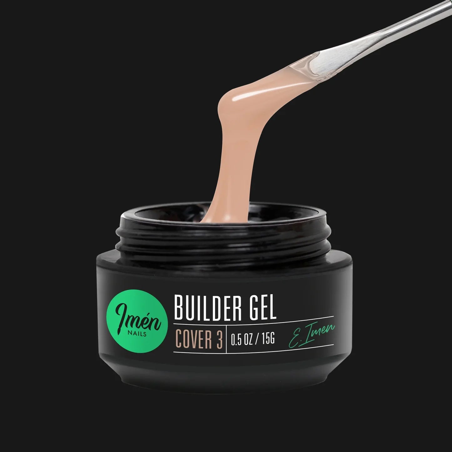 Builder Gel IMEN Cover 3 15 g gel constructor cover autonivelante para uñas profesionales