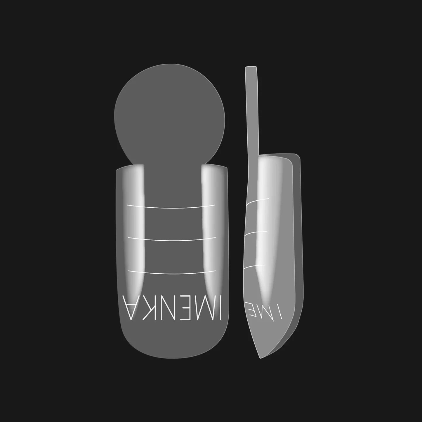 Dual Forms IMEN V2 Cuadrado Corto 140 unidades reutilizables para extensiones de uñas con gel y polygel