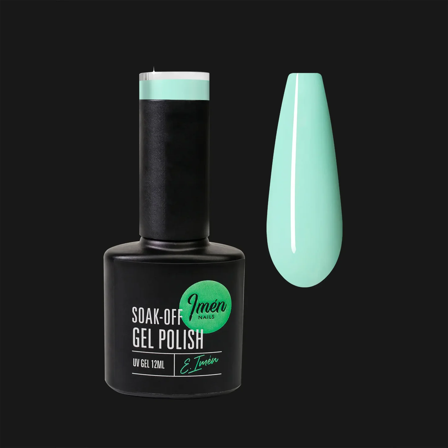 esmalte semipermanente 019  de 12 ml con color en la tapa