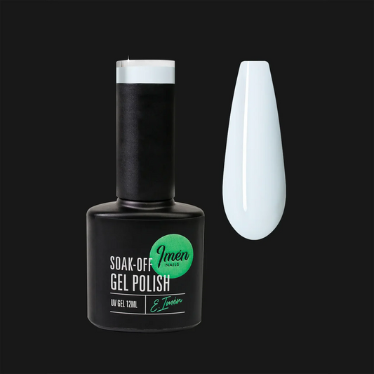 Esmalte semipermanente IMEN 062 de 12 ml con muestra de color