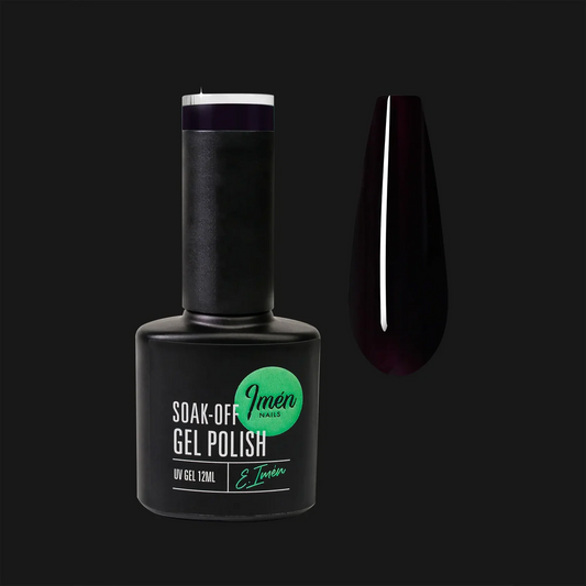 Esmalte semipermanente IMEN 104 de 12 ml con muestra de color