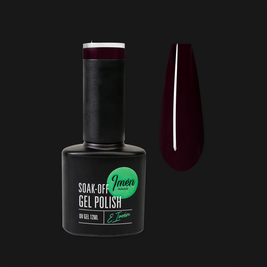 Esmalte semipermanente IMEN 106 de 12 ml con muestra de color
