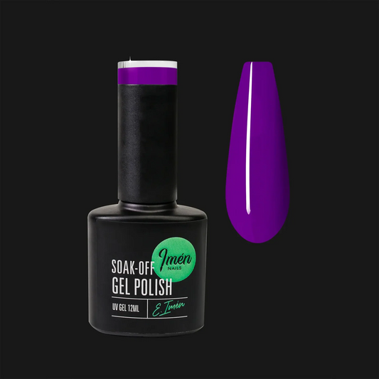 Esmalte semipermanente IMEN 111 de 12 ml con muestra de color