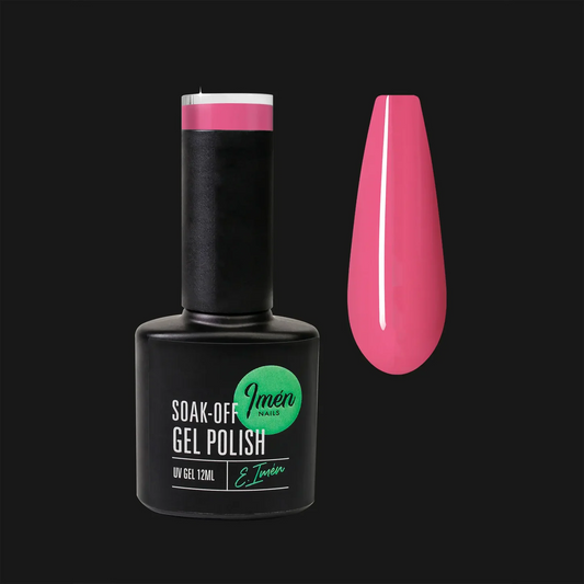 Esmalte semipermanente IMEN 112 de 12 ml con muestra de color