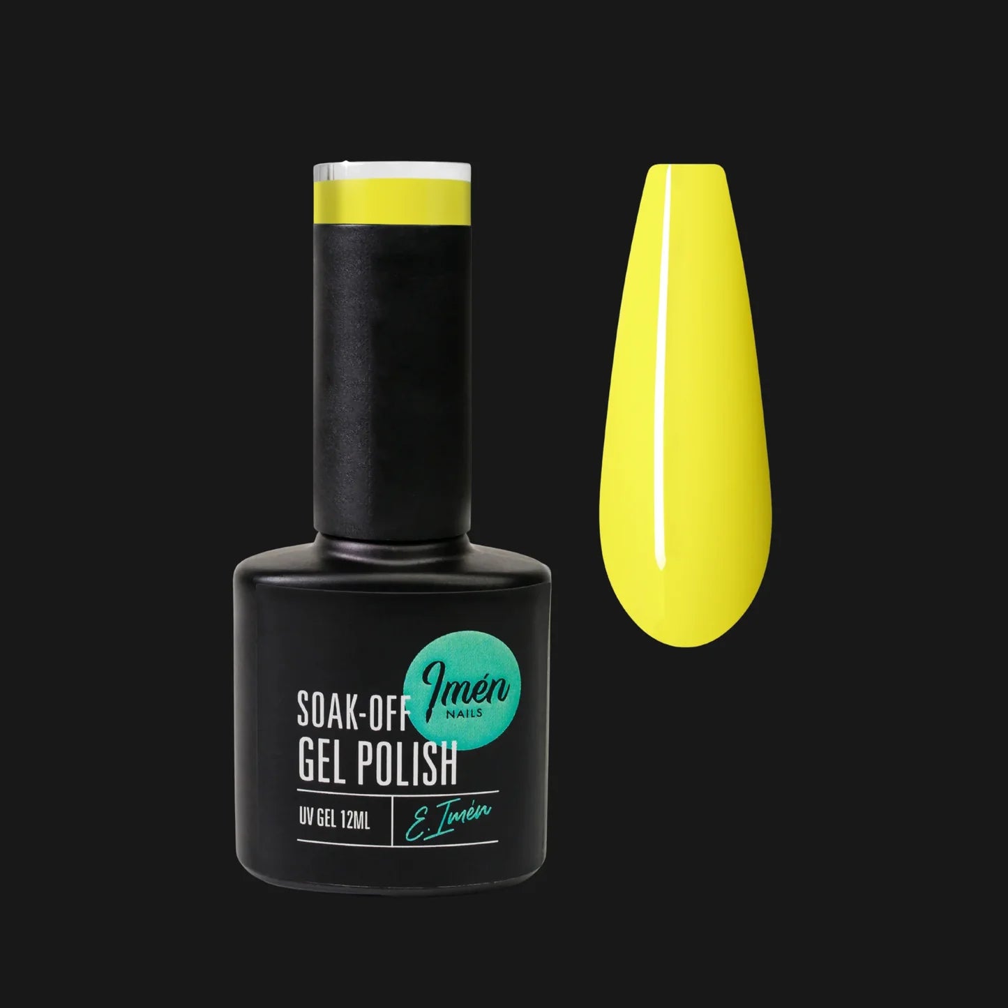 Esmalte semipermanente IMEN 068 de 12 ml con muestra de color