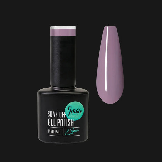 Esmalte semipermanente IMEN 139 de 12 ml con muestra de color