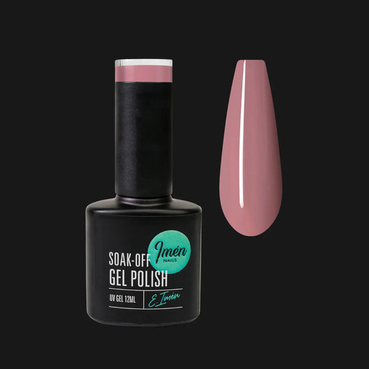 Esmalte semipermanente IMEN 140 de 12 ml con muestra de color