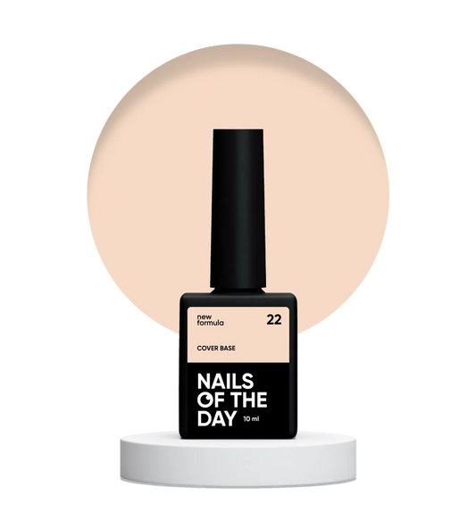 Base camuflaje 22 melocotón suave NAILSOFTHEDAY 10ml