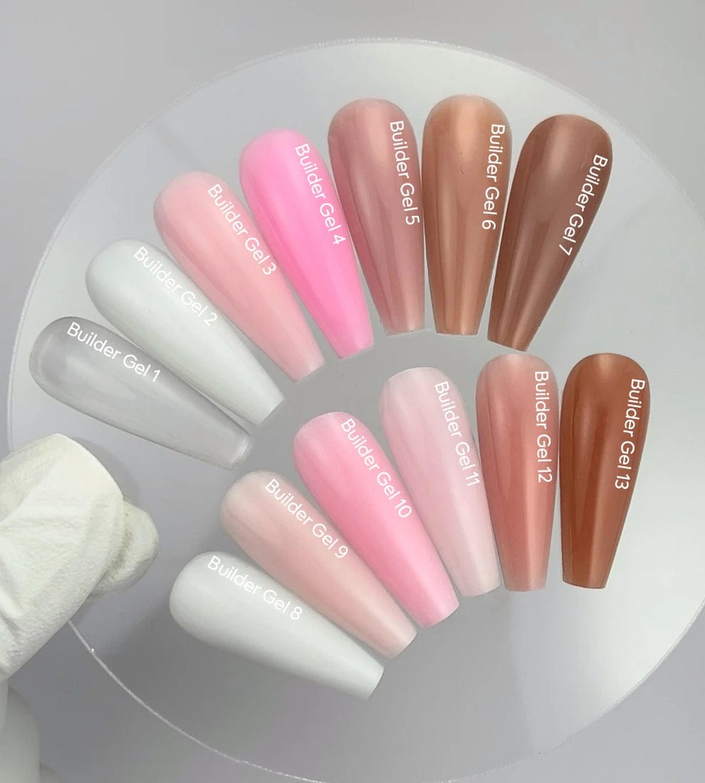 NAILSOFTHEDAY Builder Gel 01 - gel transparente para extensiones de uñas, 30 ml