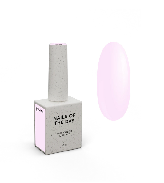 NAILSOFTHEDAY Bottle Gel 33 - Gel Ultra Fuerte Rosa Delicado, 10 ml