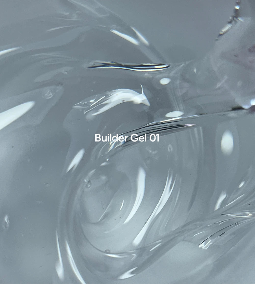 NAILSOFTHEDAY Builder Gel 01 — gel transparente para extensiones de uñas, 30 ml