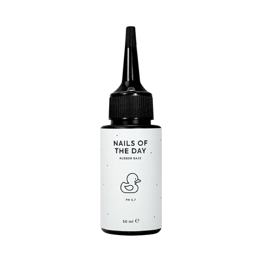 NAILSOFTHEDAY Rubber Base – base de caucho para uñas, 50 ml (recarga)