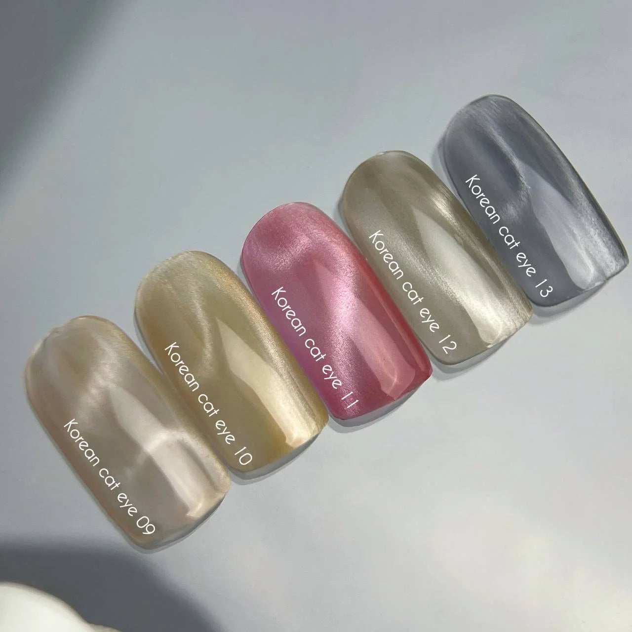 NAILSOFTHEDAY Korean cat eye 09 – gel nude-beige efecto ojo de gato, 10 ml