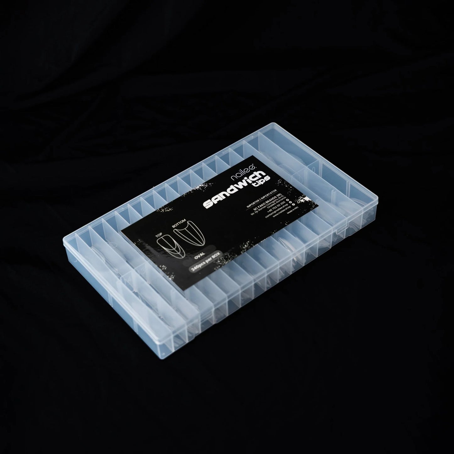 Sandwich Double Tips - Oval
