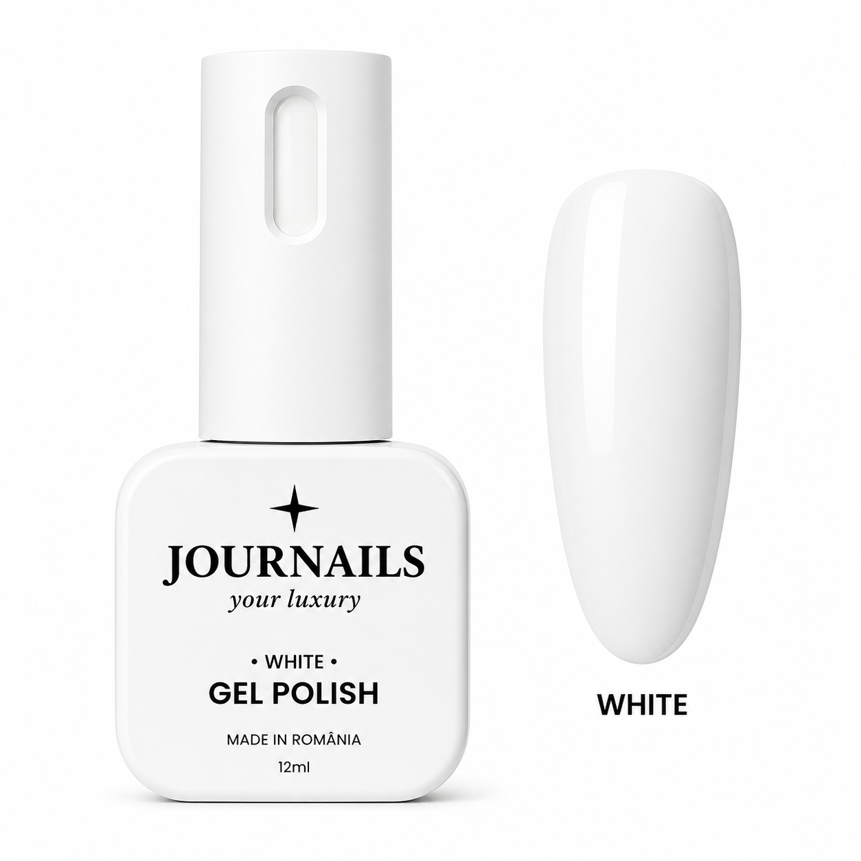Esmalte semipermanente JOURNAILS color WHITE 12ml
